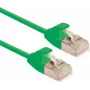 ROLINE GREEN Cavo patch U/FTP Cat.6A (Classe EA), LSOH, sottile, Verde, 1 m (21.44.3333)