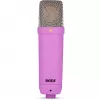 NT1 Signature + cavo XLR + braccio da studio da tavolo, microfono lilla, bundle