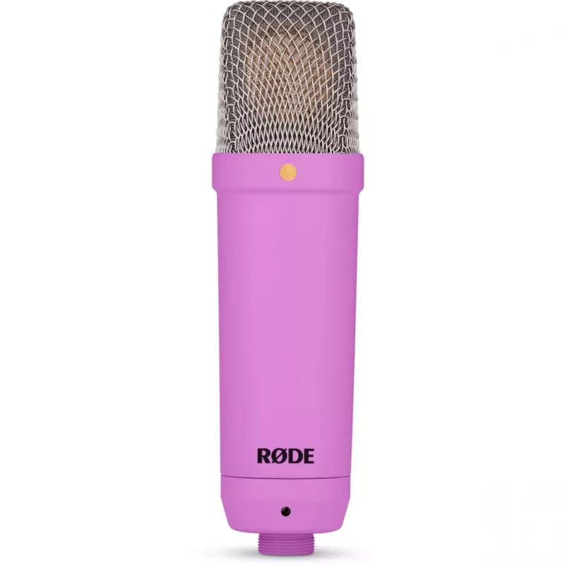 NT1 Signature + cavo XLR + braccio da studio da tavolo, microfono lilla, bundle