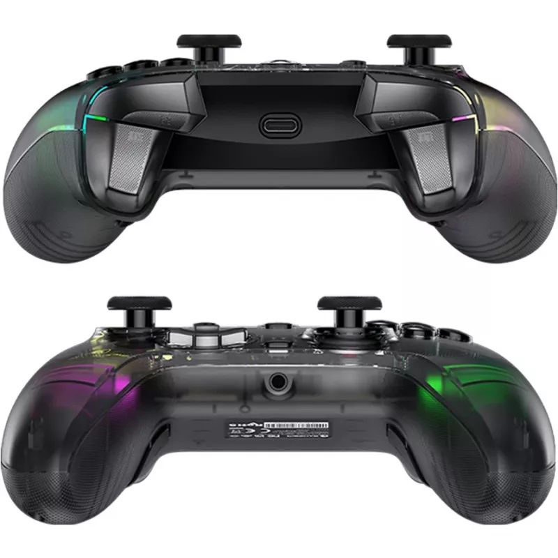 GameSir gamepad Kaleid nero trasparente con filo USB Type-C per Xbox One / Xbox Series X / Series S, cavo 3 m