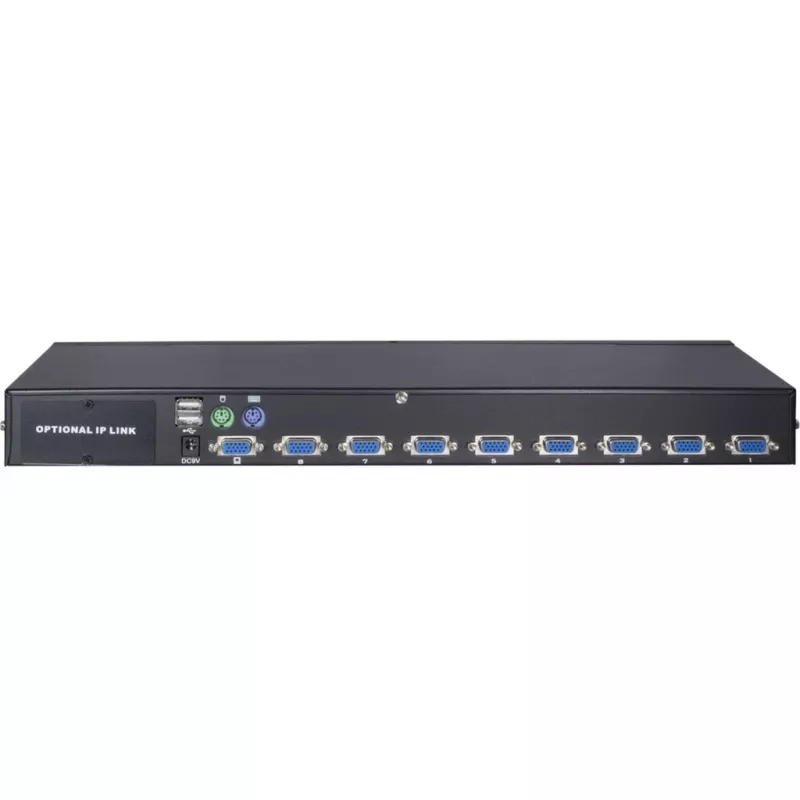 Inter-Tech KVM AS-9108DU montaggio a rack nero switch tastiera/video/mouse (KVM) (88887233)
