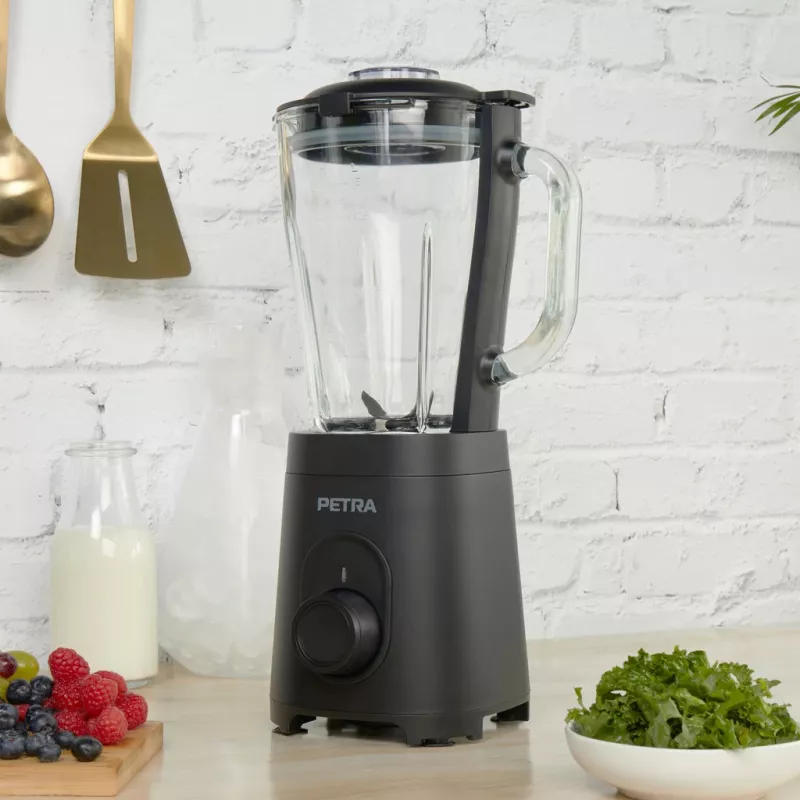 Contenitore mixer in vetro Petra PT5531MBLKVDE nero