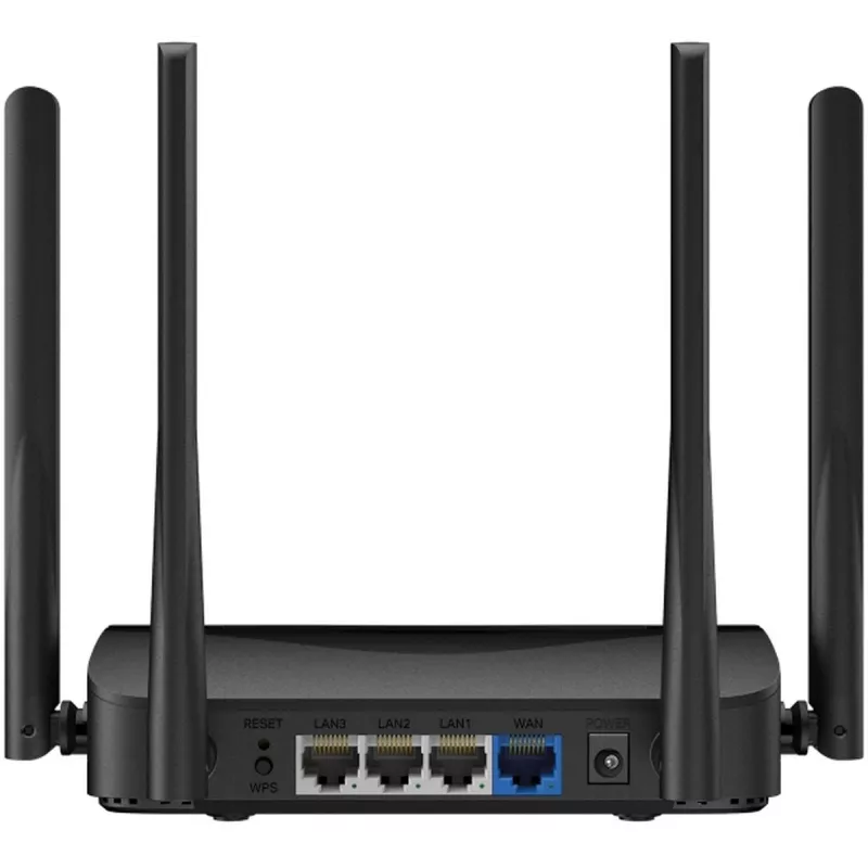 Router da tavolo MERCUSYS MR25BE EasyMesh Wi‑Fi 7 dual‑band 2,4/5 GHz, 3600 Mbit/s, 3× Gigabit-LAN, 4 antenne esterne