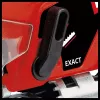 Einhell TC-JS 18/70 Li seghetto alternativo a batteria 4321280, Power X-Change, 18 V, 2700 corse/min, profondità di taglio 70 mm, con batteria da 2,5 Ah e caricabatterie, rosso/nero