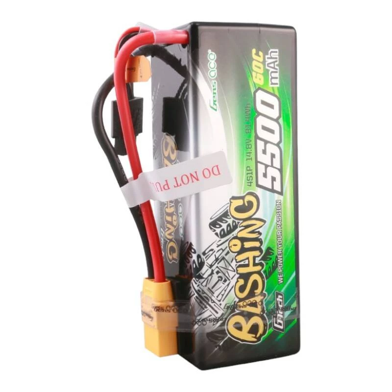 Batteria LiPo Gens ace G-Tech 5500mAh 4S1P 14.8V 60C HardCase per auto RC