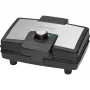 Clatronic WA 3606 macchina per waffle 2 waffle nero, acciaio inox 800 W