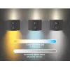 Beper P201UTP304 lampada LED ricaricabile con base magnetica, clip e supporto a parete, 2,3 W, dimmerabile, nera