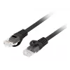 Cavo di rete Lanberg PCU6-10CU-0200-BK Cat6 U/UTP RJ-45 dritto 2 m nero