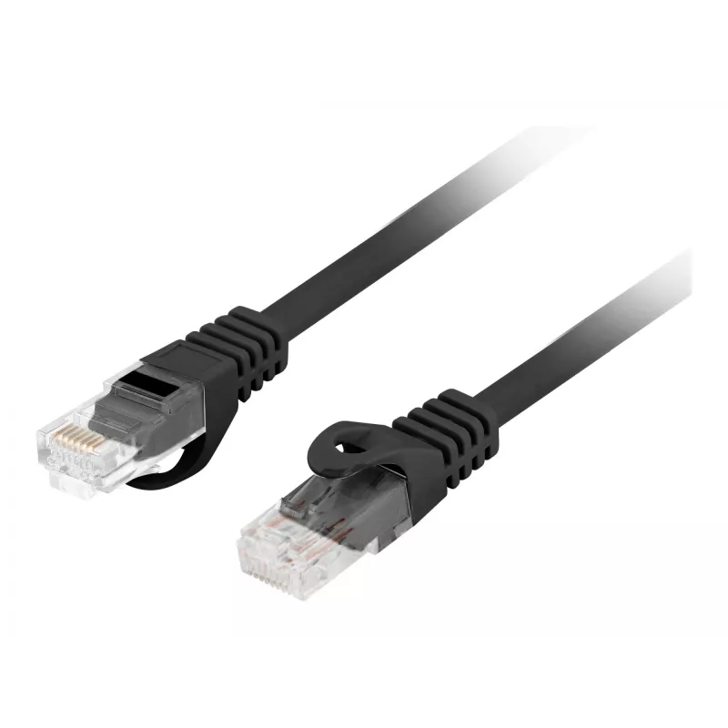 Cavo di rete Lanberg PCU6-10CU-0200-BK Cat6 U/UTP RJ-45 dritto 2 m nero