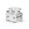 Ubiquiti UACC-Wave-AP-Micro-Mount staffa di montaggio su palo per 4 Wave AP Micro, acciaio inox, palo 25–76 mm, bianca