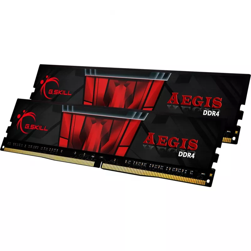 DIMM 32 GB DDR4-2400 (2x 16 GB) Dual-Kit, memoria RAM F4-2400C17D-32GIS, Aegis