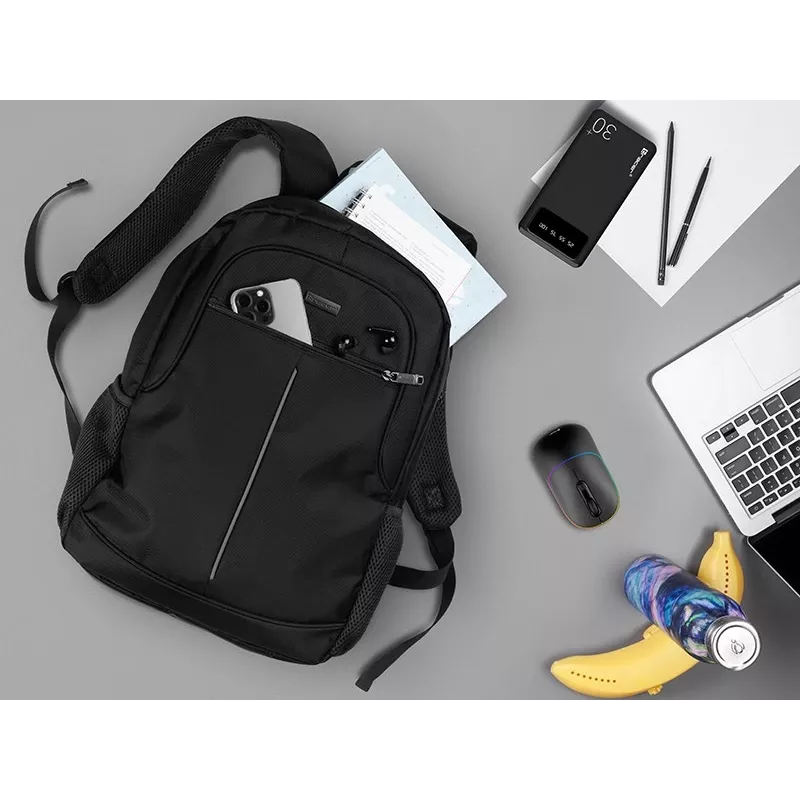 Zaino per laptop 15,6 Tracer City Carrier nero
