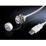 Cavo USB A a USB A, Rittal 2482.220 — 1 m, bianco, connettore maschio su femmina