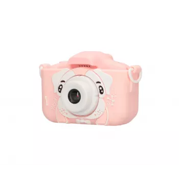 Extralink H28 SINGLE PINK – fotocamera digitale per bambini rosa/bianca, per bambini dai 3 anni