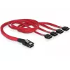 Delock - cavo SATA / SAS - 4 corsie - SATA (femmina) a 36 PIN 4iMini MultiLane (maschio) - 50 cm (83057)