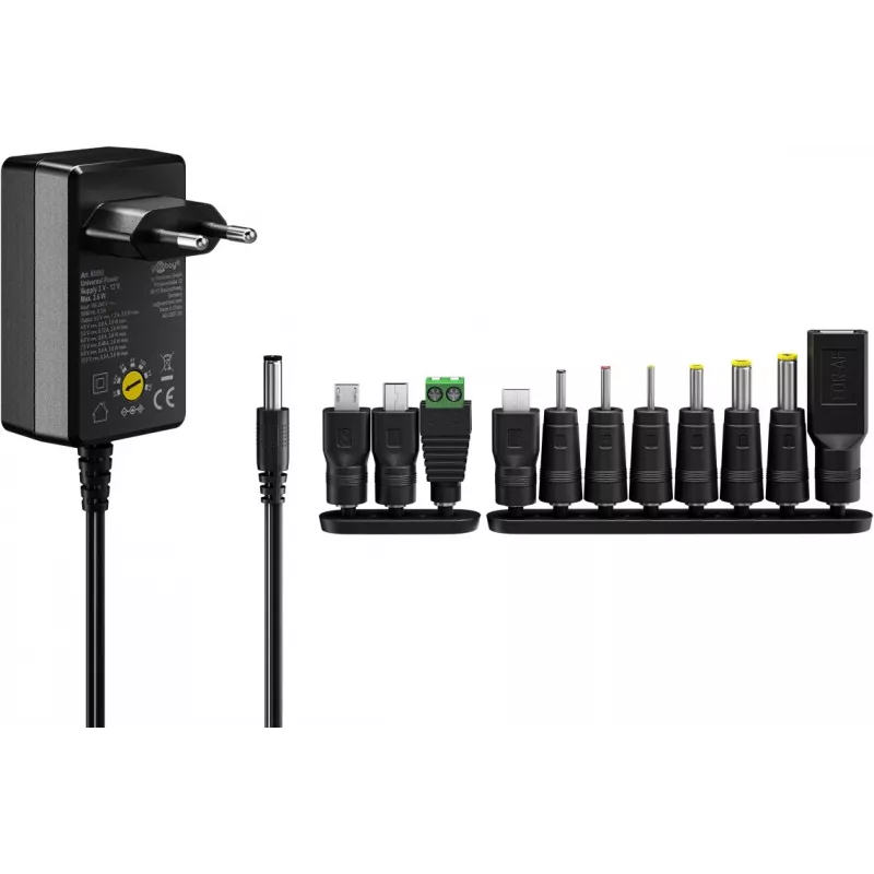 Goobay 65592 Alimentatore nero