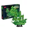 Puzzle 3D modello Olandese Volante, che brilla al buio, cubicfun 306-T4041H