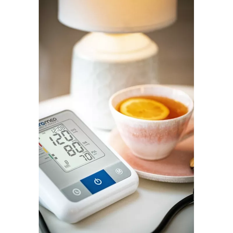 Oromed ORO-N1 Basic misuratore di pressione da braccio automatico, bianco
