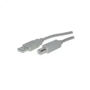 Cavo USB S/CONN 5 m USB 2.0 A - USB 2.0 B grigio