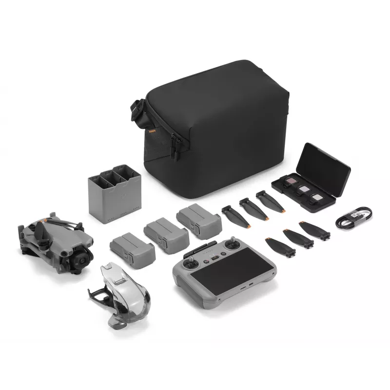 DJI MINI 5 PRO Fly More Combo (RC2) drone leggero 249g con sensore 50MP, Lidar, 3 batterie, radiocomando con schermo