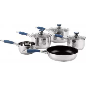 Set pentole Russell Hobbs RH01179EU, 5 pezzi, blu