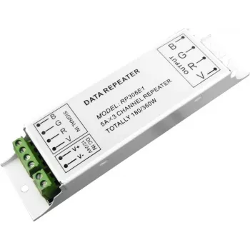 Amplificatore per strisce LED EUROLITE 50533000 per installazioni LED 12-V-LE e 24-V-LE