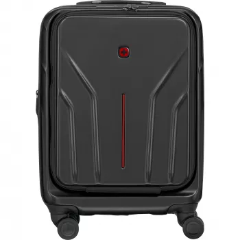 Trolley da cabina compatto con guscio rigido Wenger Amplix 653323 — nero, compatto
