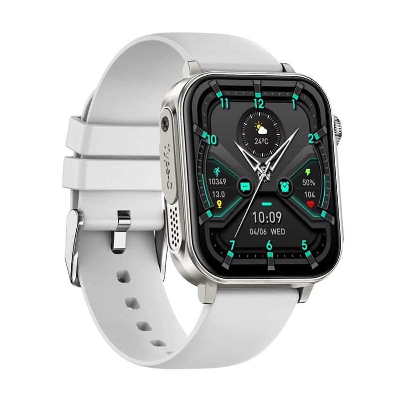 Smartwatch Colmi P80 argento – smartwatch compatto Colmi P80, cassa argento