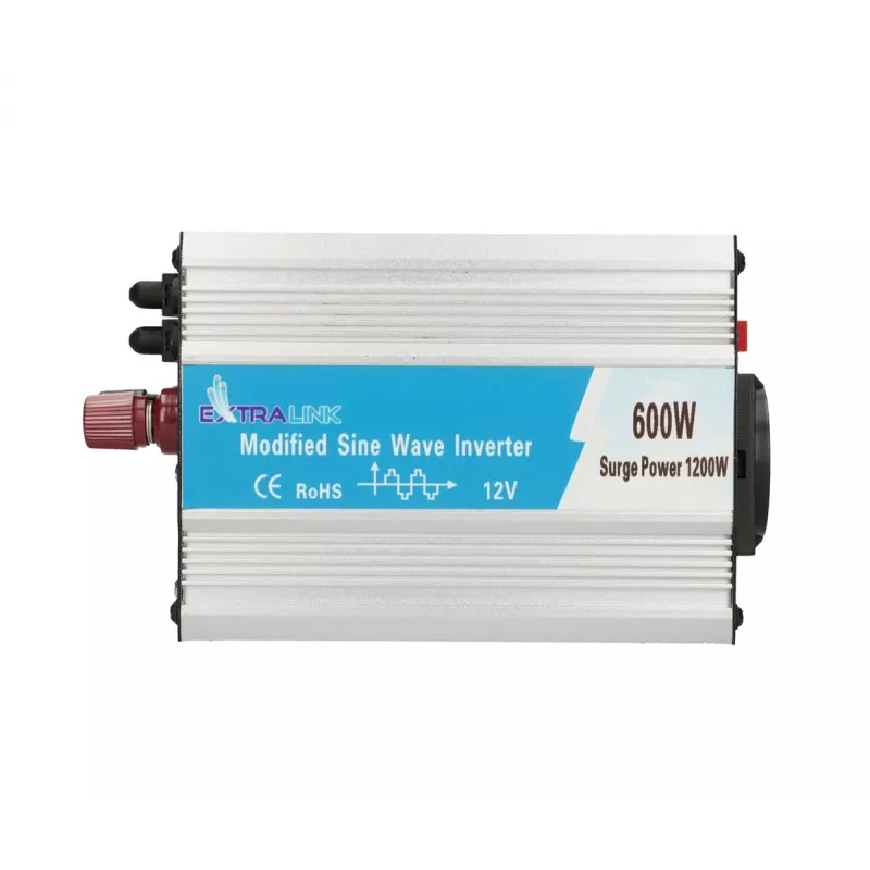 Convertitore di tensione Extralink OPIM-600W, auto 12V, 600W onda sinusoidale modificata