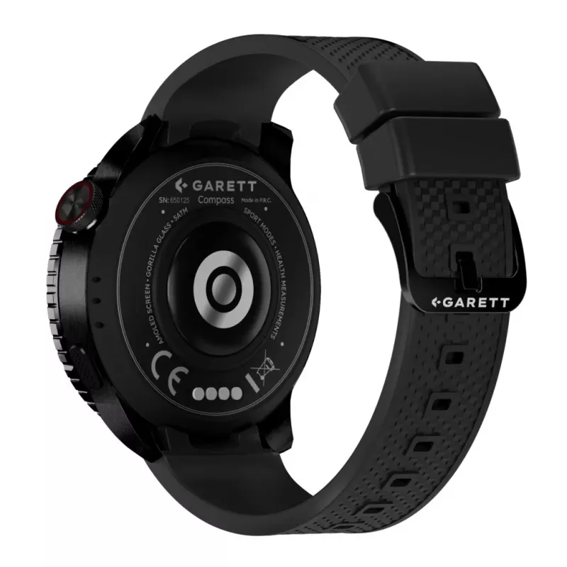 Smartwatch Garett Compass GPS nero — Smartwatch Garett Compass GPS, nero