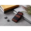 Custodia per smartphone man and wood per iPhone XS Max – nero ebano, cover posteriore rigida protettiva