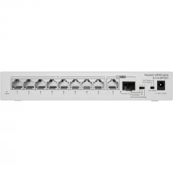 HUAWEI eKit S110 Series S110-8P2ST switch non gestito L2 Gigabit Ethernet (10/100/1000) Power over Ethernet (PoE) grigio