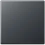Placca di copertura Jung A 590 BF ANM antracite per programmi interruttori compatibili, protezione IP44
