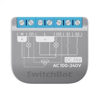 Interruttore relè SwitchBot 2PM a due canali W5502320 – relè a due canali per il controllo intelligente