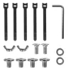 Organizer per cavi Maclean sotto la scrivania, carico max. 5 kg, max. 728 mm, bianco, MC-103 W