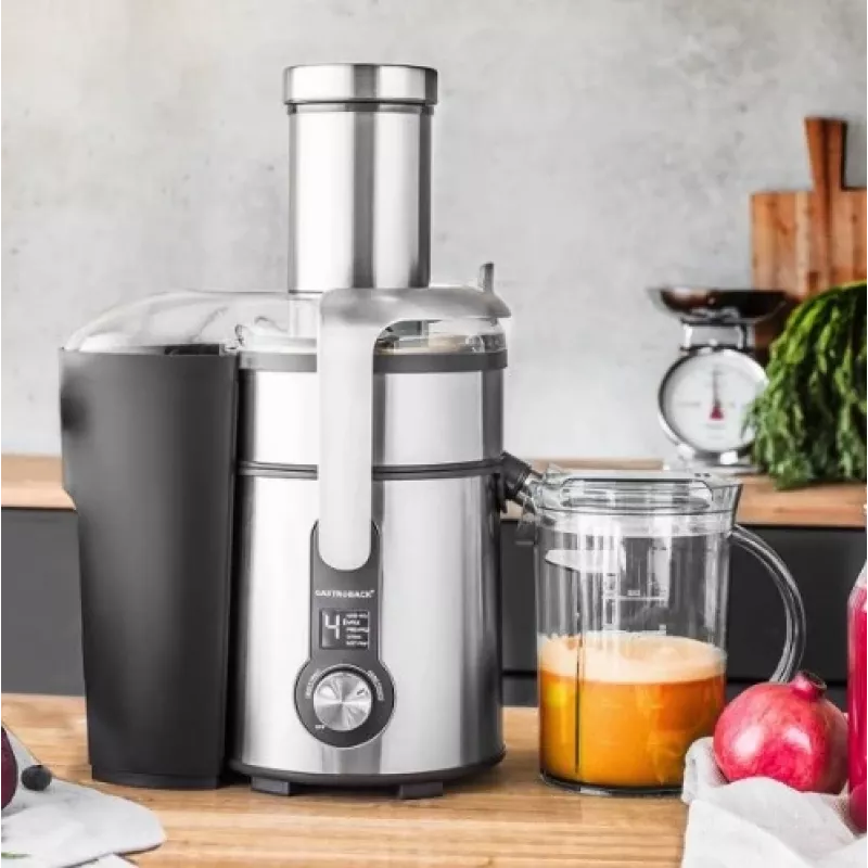 Estrattore slow juicer Gastroback Design Digital 1300 W nero acciaio inox