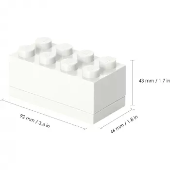 Lego LUNCH MINI 8 bianco 40121735 (40121735)