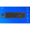 Tastiera e mouse Savio KB-03 per ufficio/casa USB QWERTY US inglese nero