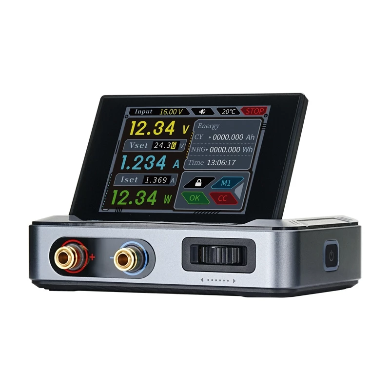 Alimentatore DC programmabile Fnirsi DPS150 DC Mini, modello DPS150, uscita DC regolabile con display digitale