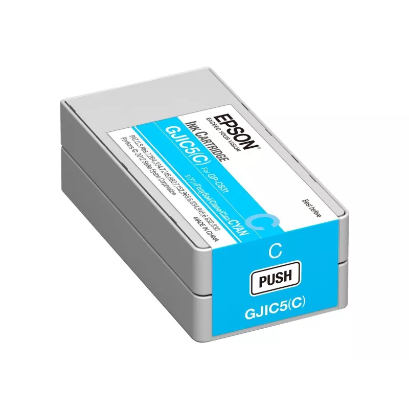 Epson GJIC5(C): cartuccia d'inchiostro per ColorWorks C831 (ciano) (quantità minima d'ordine=10)