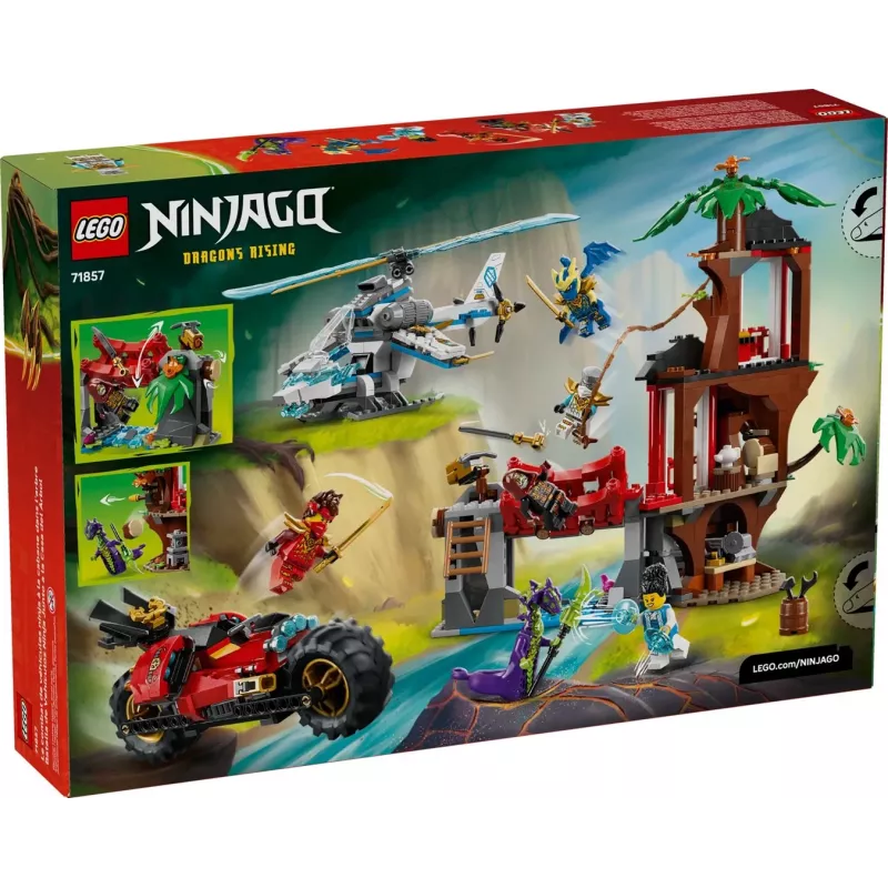 LEGO NINJAGO 71857 Battaglia nella casa sull'albero dei veicoli ninja