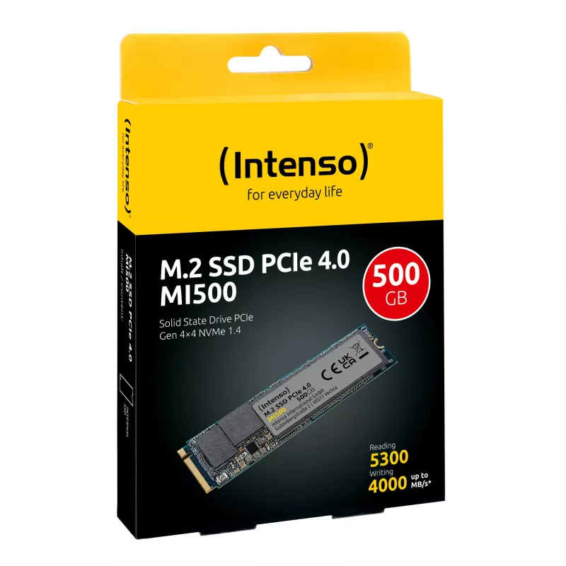 Unità SSD Intenso M.2 500GB MI500 NVMe PCIe 4.0 x4