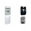 Espositore per prospetti Durable FLEXIPLUS 6 scomparti bianco