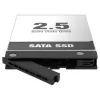 Alloggiamento esterno per disco fisso per IcyBox serie MB038 – modello MB038TP-B, nero, compatibile con MB038