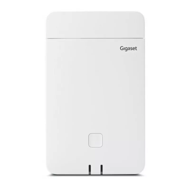 Stazione base DECT Gigaset N770 IP Pro – 120 canali, HTTPS/SIPS/SRTP/SSL/TLS, interno 50 m, esterno 300 m, bianca