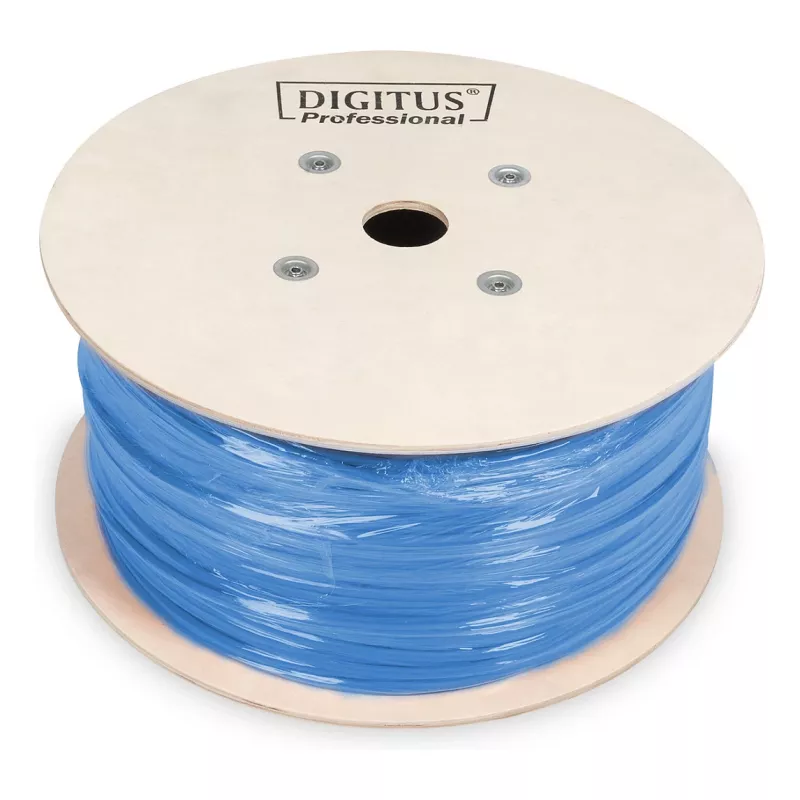 Cavo di installazione DIGITUS CAT 6A U/FTP 305 m, simplex, Cca, Easy Pull Box, blu