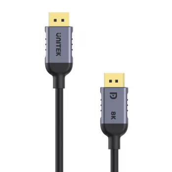 UNITEK C1628GY01-1M cavo DisplayPort nero, grigio