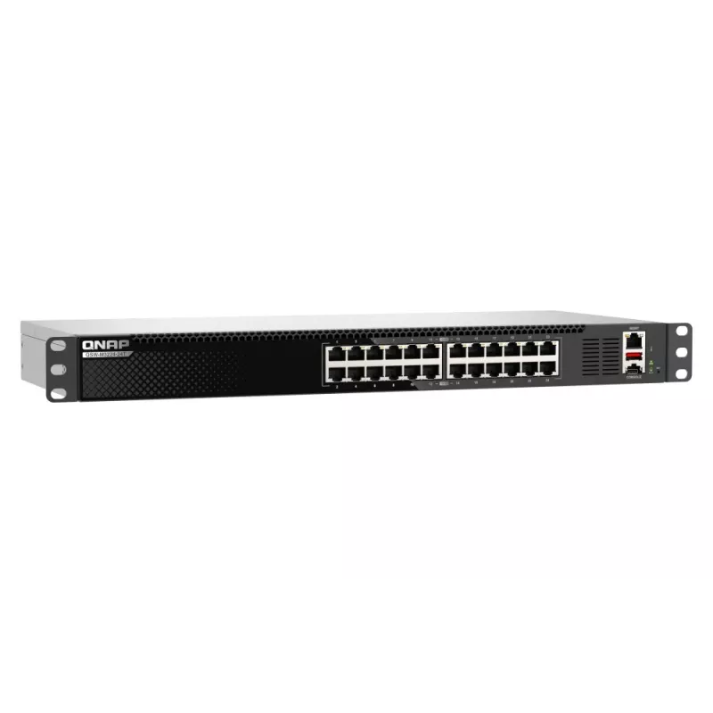 QNAP QSW-M3224-24T switch di rete managed L3 10G Ethernet (100/1000/10000) 1U nero, argento
