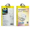 Alimentatore Awei PD81T-EU 22,5W con cavo USB e USB-C, bianco, GaN
