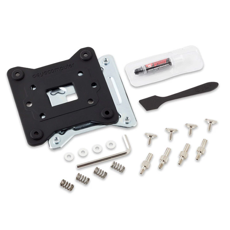 Waterblock Aqua-Computer cuplex kryos NEXT VARIO per LGA 1700 — nichel/nichel